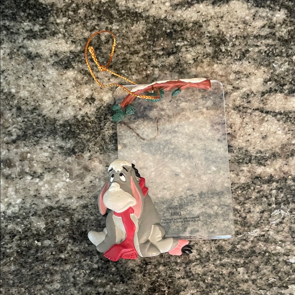 Eeyore Christmas Ornament  picture holder